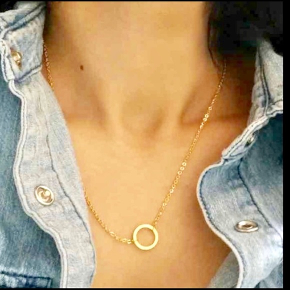 Dainty Circle Karma Necklace Mix & Match 4 for $20 - Picture 3 of 6